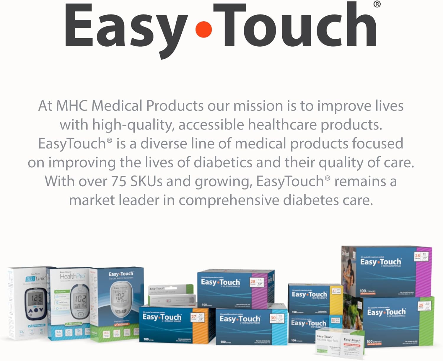 EasyTouch Glucose Test Strips, 50 Ct